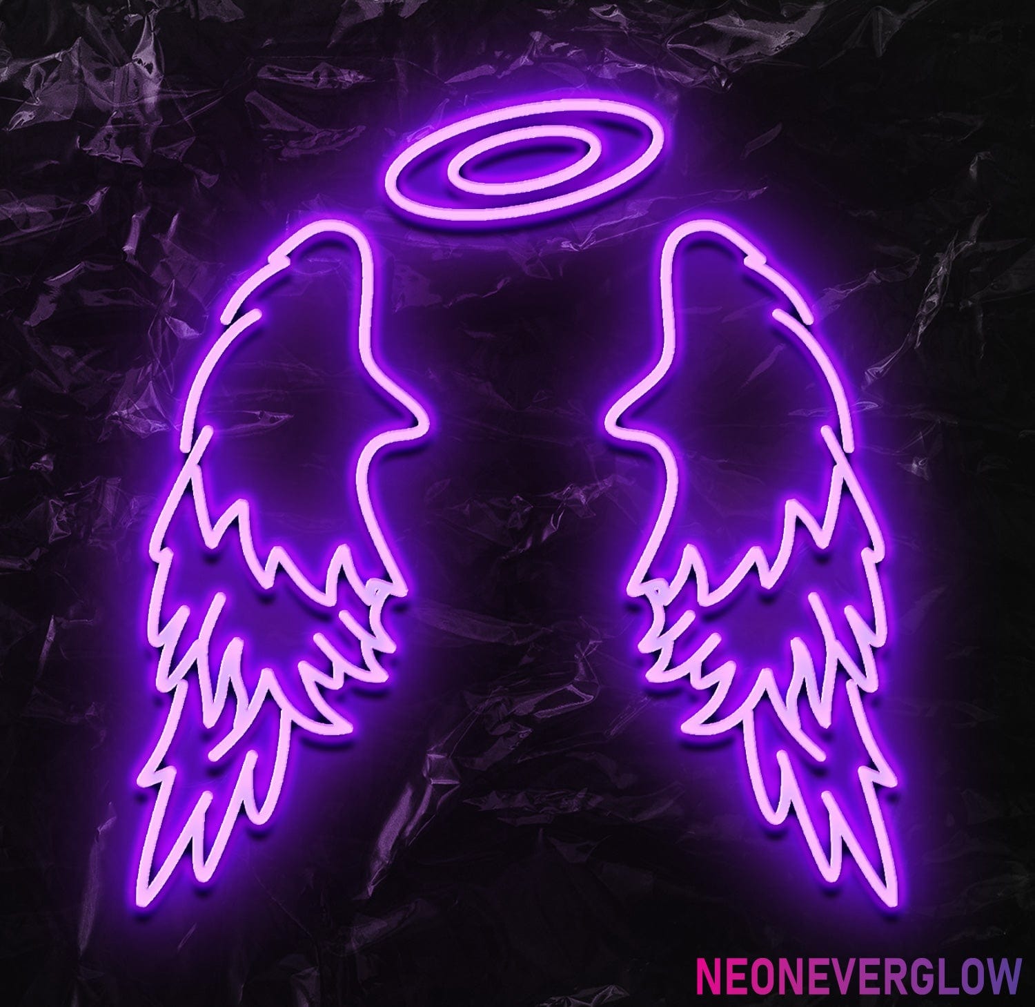 " Flügel" LED Neonschild - NEONEVERGLOW