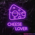 " Cheese Lover " LED Neonschild - NEONEVERGLOW
