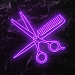 " Beauty Friseur" LED Neonschild - NEONEVERGLOW