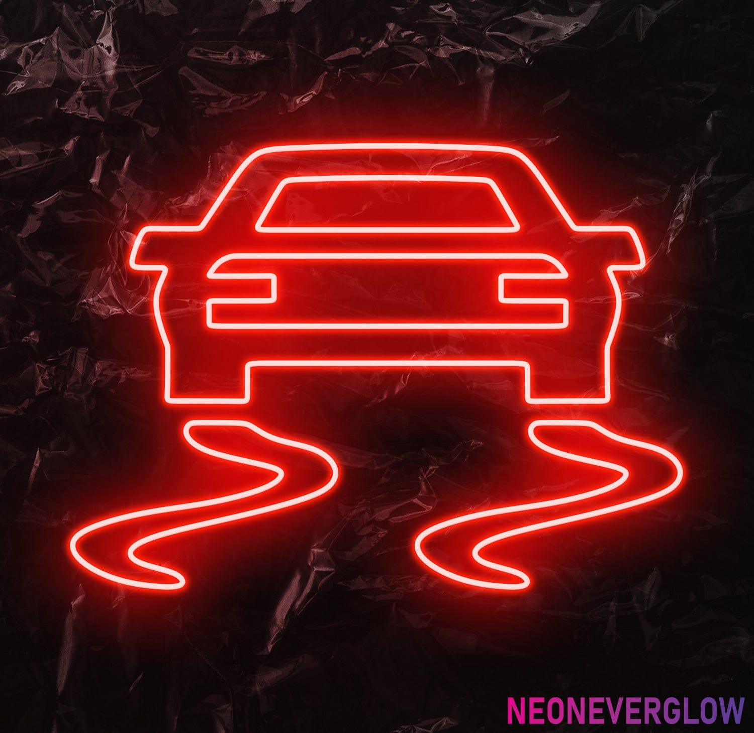 " Auto" LED Neonschild - NEONEVERGLOW