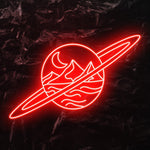 " Welt" LED Neonschild - NEONEVERGLOW