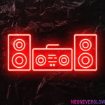 "Music Soundbox" LED Neonschild - NEONEVERGLOW