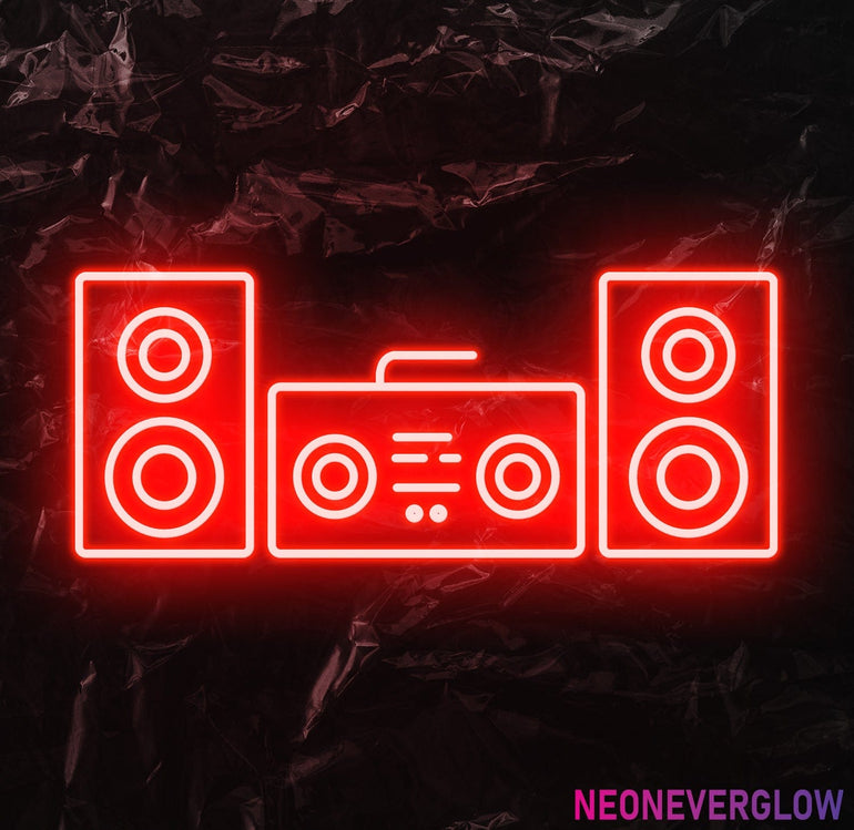 "Music Soundbox" LED Neonschild - NEONEVERGLOW