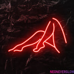 " Girl Beine" LED Neonschild - NEONEVERGLOW