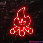 " Fire Flamme" LED Neonschild - NEONEVERGLOW