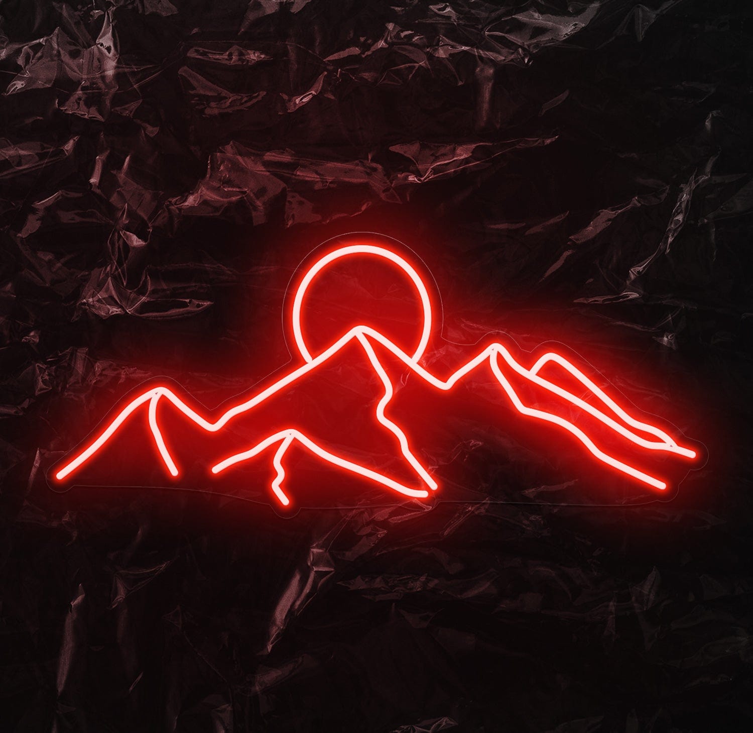 " Berge" LED Neonschild - NEONEVERGLOW
