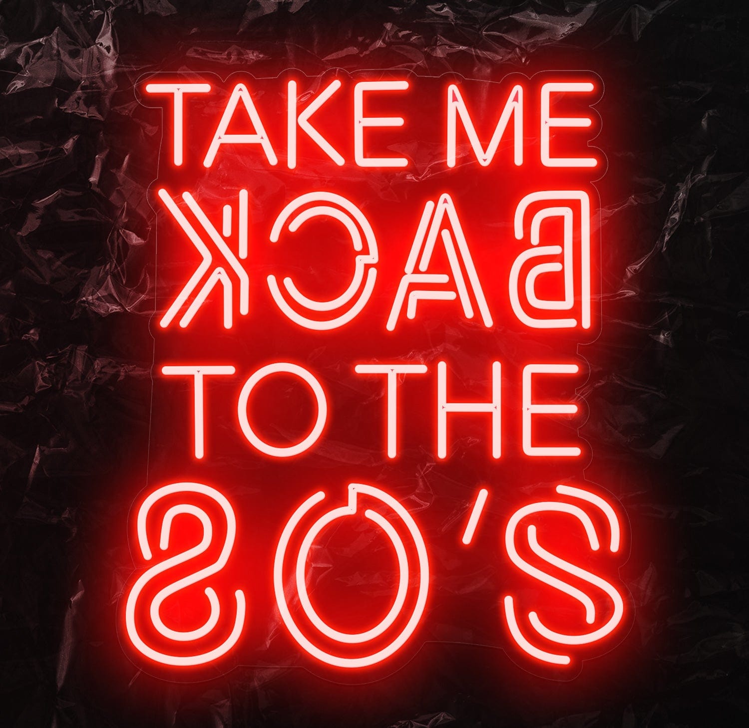 " Take Me Back" LED Neonschild - NEONEVERGLOW