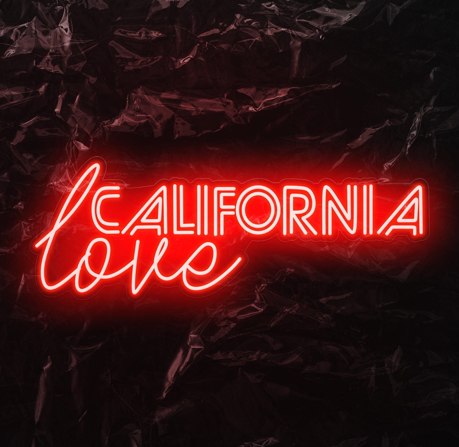 " California love" LED Neon Schriftzug - NEONEVERGLOW