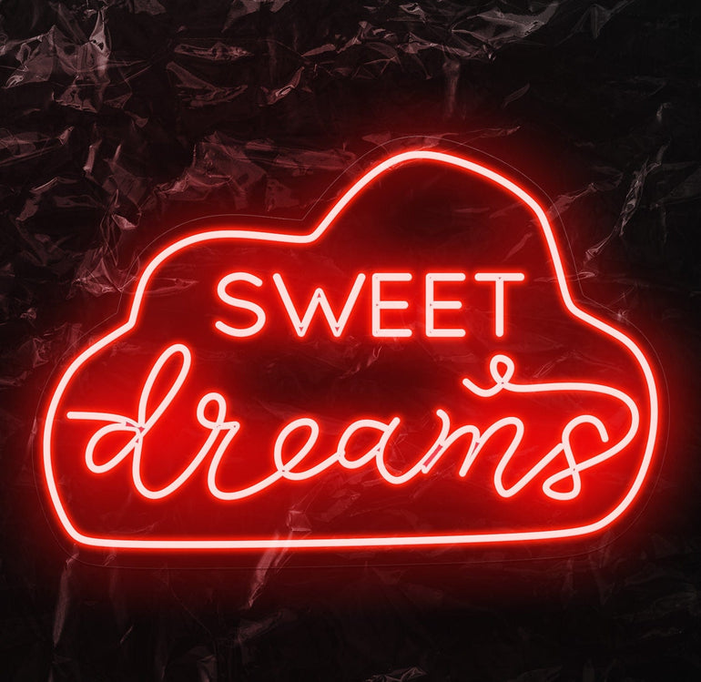 " Sweet Dreams" LED Neonschild - NEONEVERGLOW