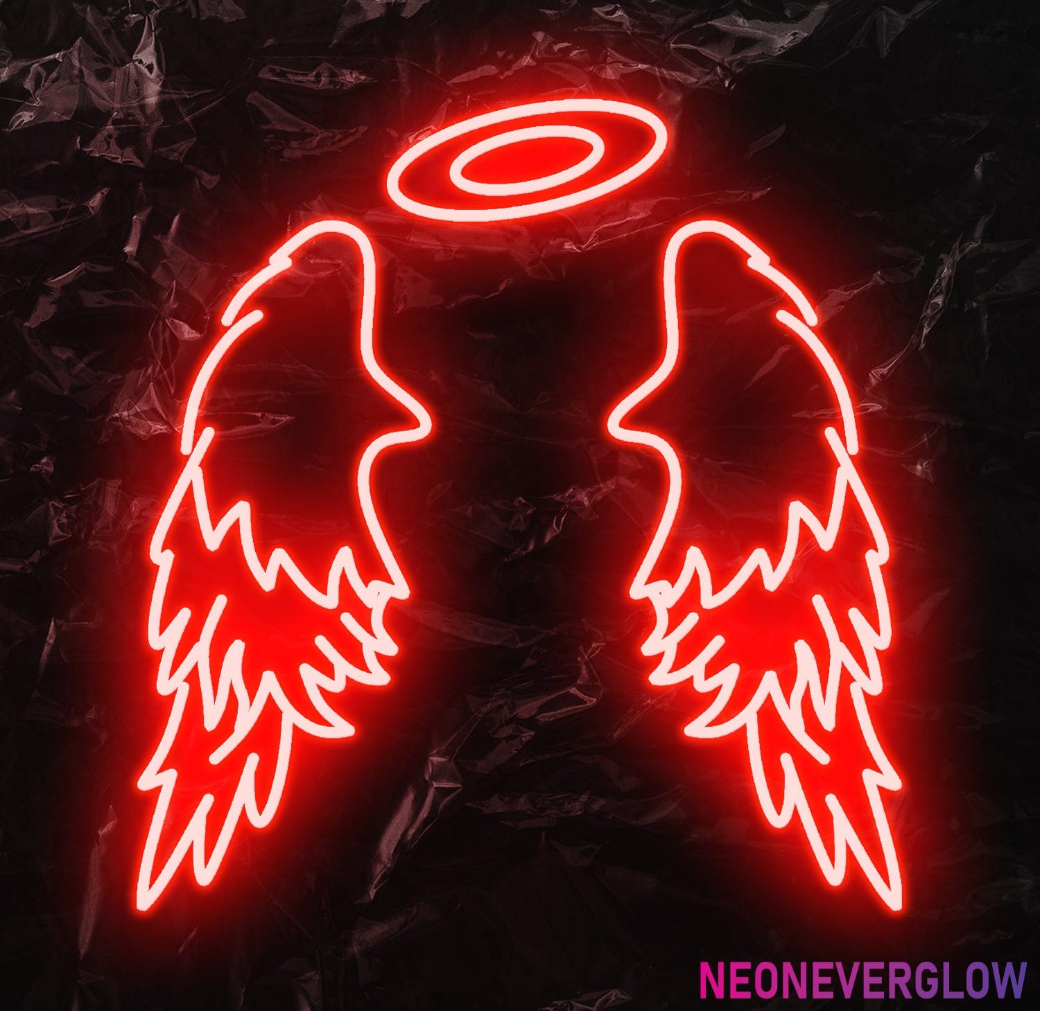 " Flügel" LED Neonschild - NEONEVERGLOW