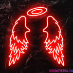 " Flügel" LED Neonschild - NEONEVERGLOW
