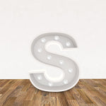 LED 3D Leuchtbuchstabe " S " - NEONEVERGLOW