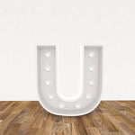 LED 3D Leuchtbuchstabe " U " - NEONEVERGLOW