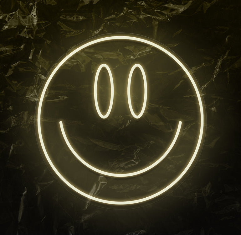 Smile Lächeln LED Neonschild Sign Schriftzug – NEONEVERGLOW