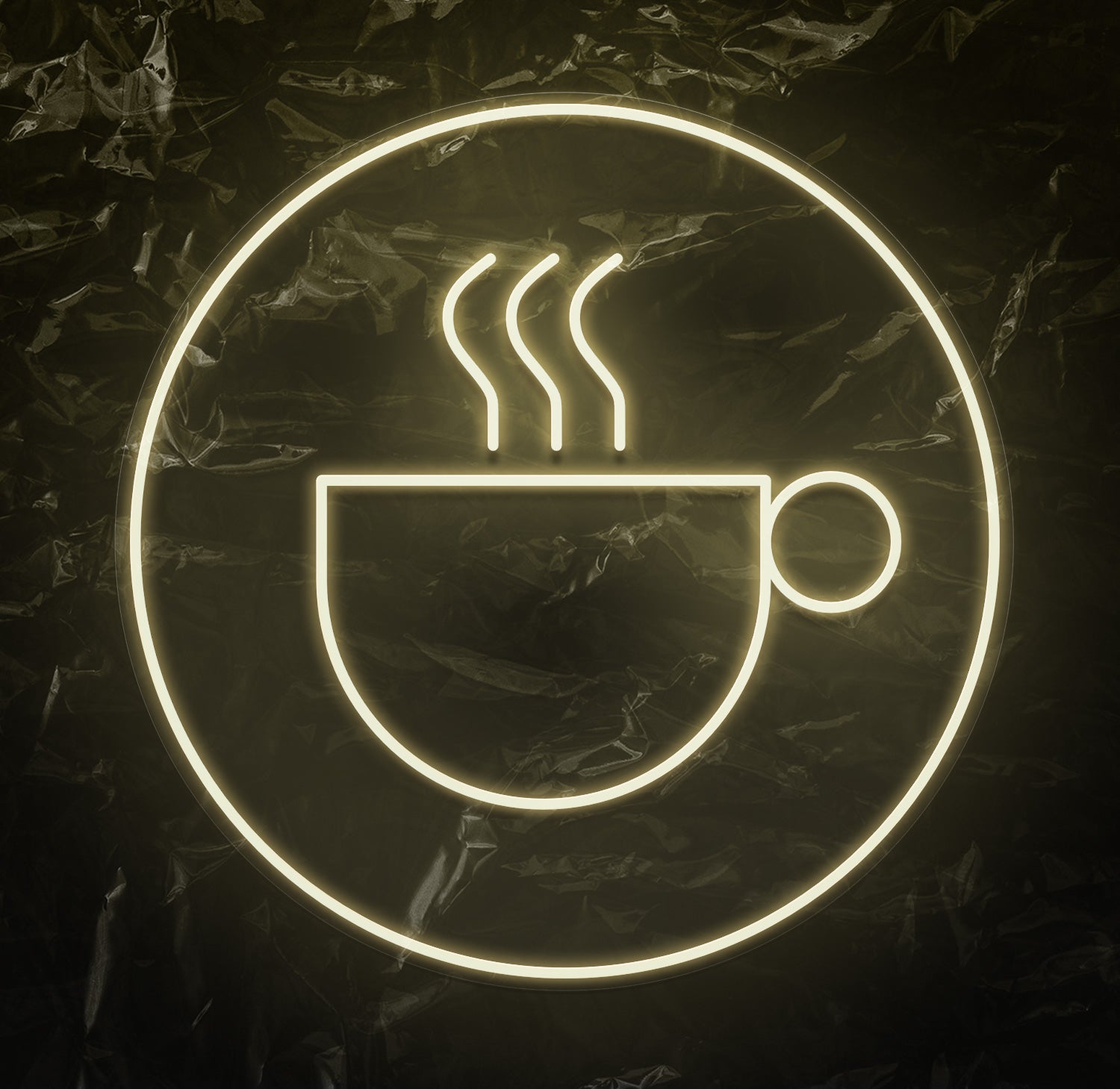 " Kaffee Cappucino" LED Neonschild - NEONEVERGLOW