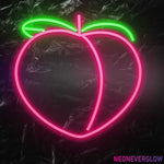 "Pfirsisch Peach Fruit" LED Neonschild - NEONEVERGLOW