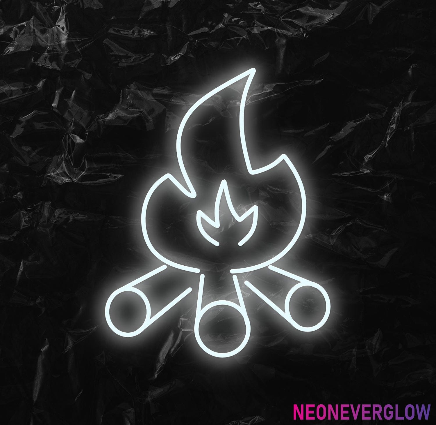 " Fire Flamme" LED Neonschild - NEONEVERGLOW