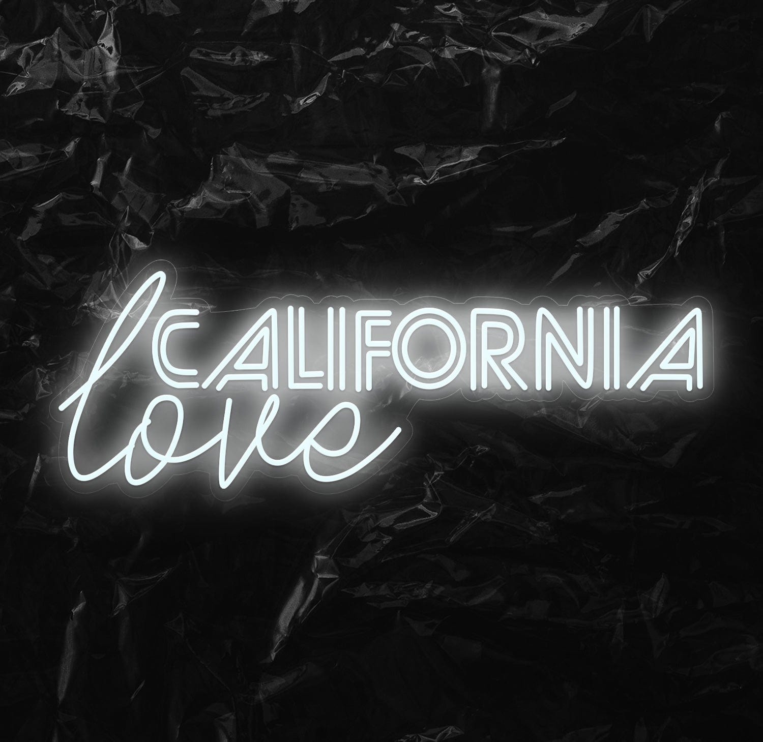 " California love" LED Neon Schriftzug - NEONEVERGLOW