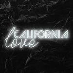 " California love" LED Neon Schriftzug - NEONEVERGLOW