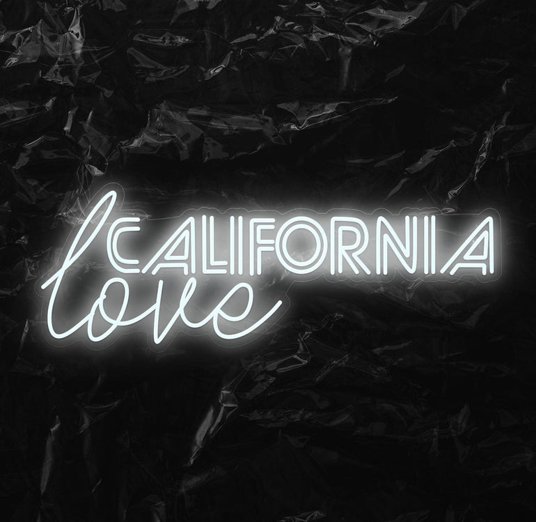 " California love" LED Neon Schriftzug - NEONEVERGLOW