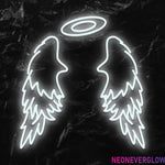 " Flügel" LED Neonschild - NEONEVERGLOW