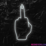 " Woman Finger" LED Neonschild - NEONEVERGLOW