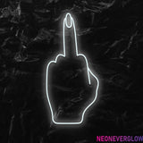 " Woman Finger" LED Neonschild - NEONEVERGLOW