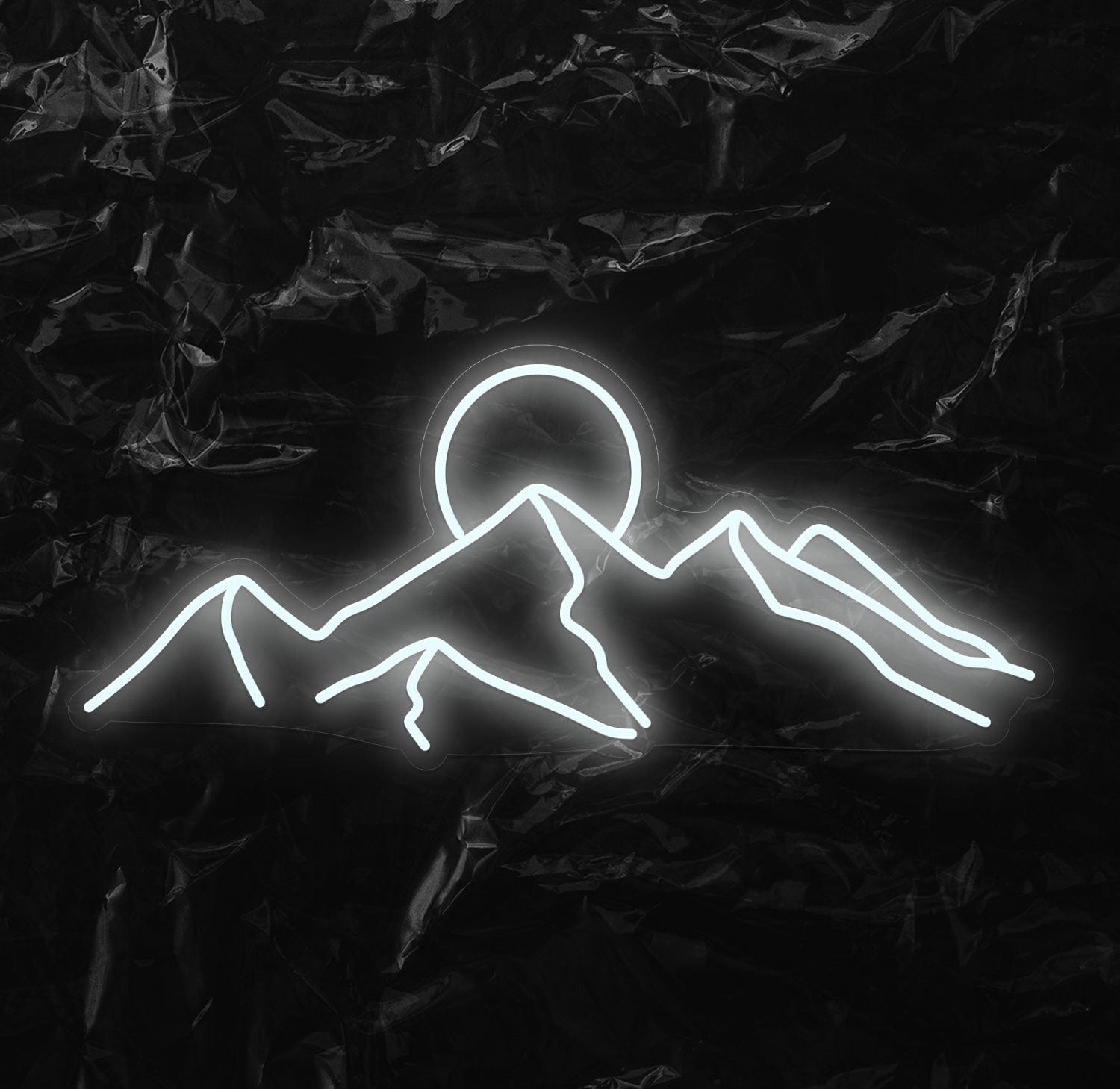 " Berge" LED Neonschild - NEONEVERGLOW