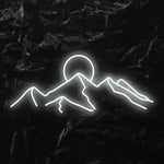 " Berge" LED Neonschild - NEONEVERGLOW