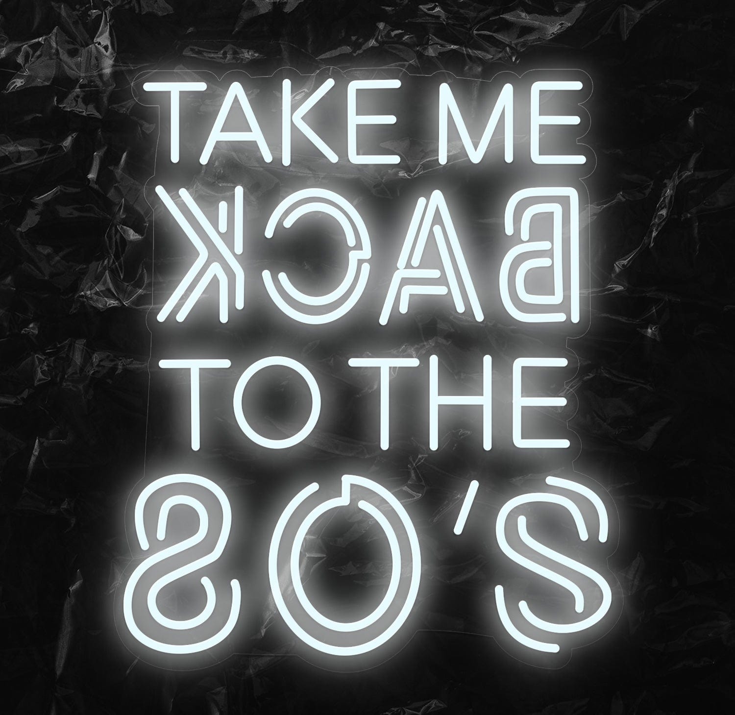 " Take Me Back" LED Neonschild - NEONEVERGLOW