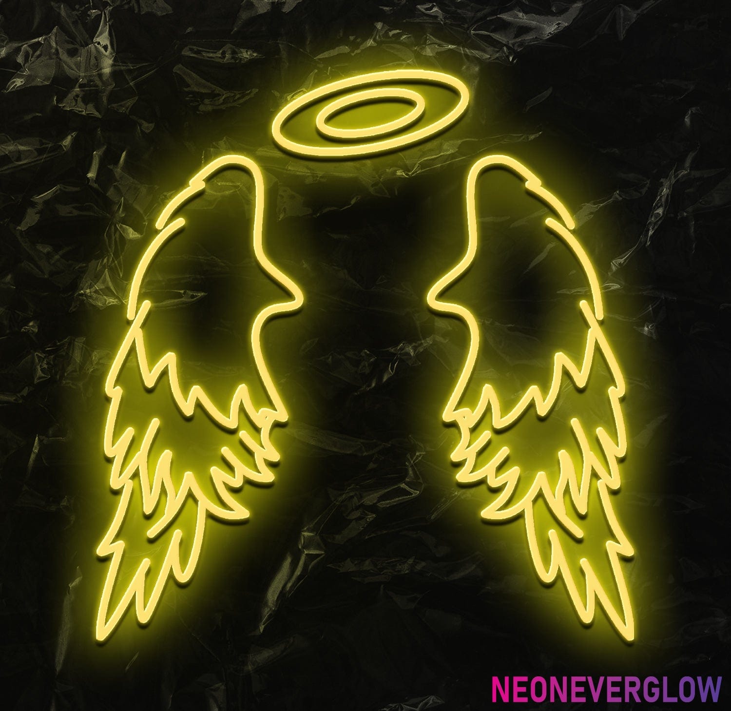 " Flügel" LED Neonschild - NEONEVERGLOW