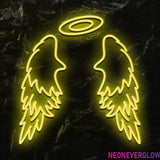 " Flügel" LED Neonschild - NEONEVERGLOW