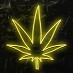 " Blatt" LED Neonschild - NEONEVERGLOW