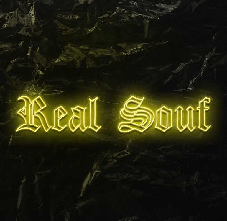 " Real Souf" LED Neon Schriftzug - NEONEVERGLOW