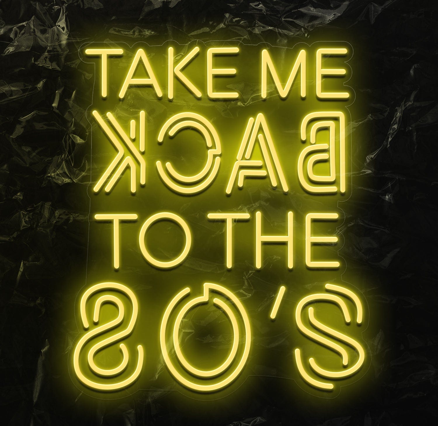 " Take Me Back" LED Neonschild - NEONEVERGLOW