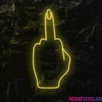 " Woman Finger" LED Neonschild - NEONEVERGLOW