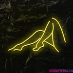 " Girl Beine" LED Neonschild - NEONEVERGLOW