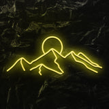 " Berge" LED Neonschild - NEONEVERGLOW