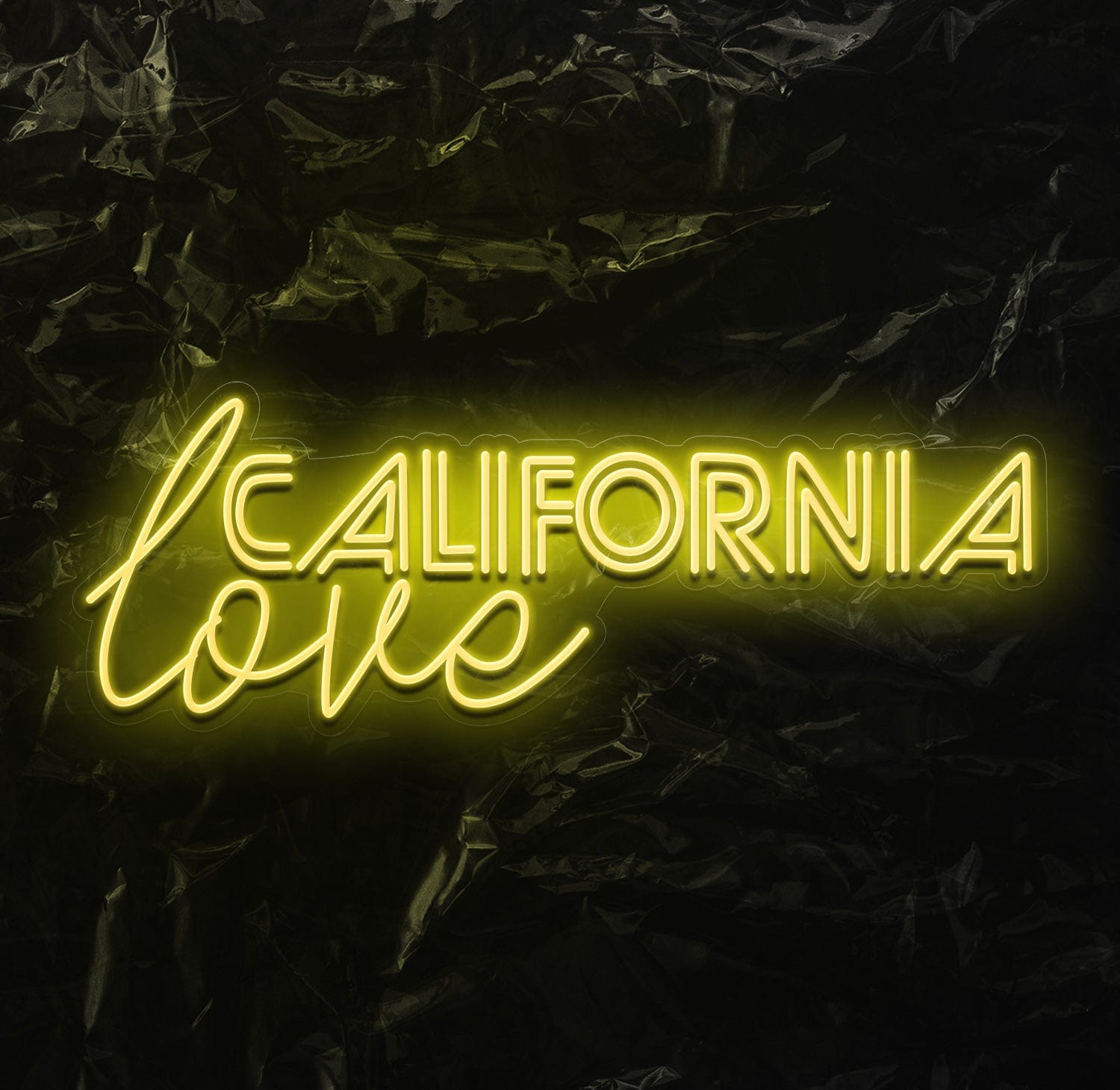 " California love" LED Neon Schriftzug - NEONEVERGLOW