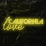 " California love" LED Neon Schriftzug - NEONEVERGLOW