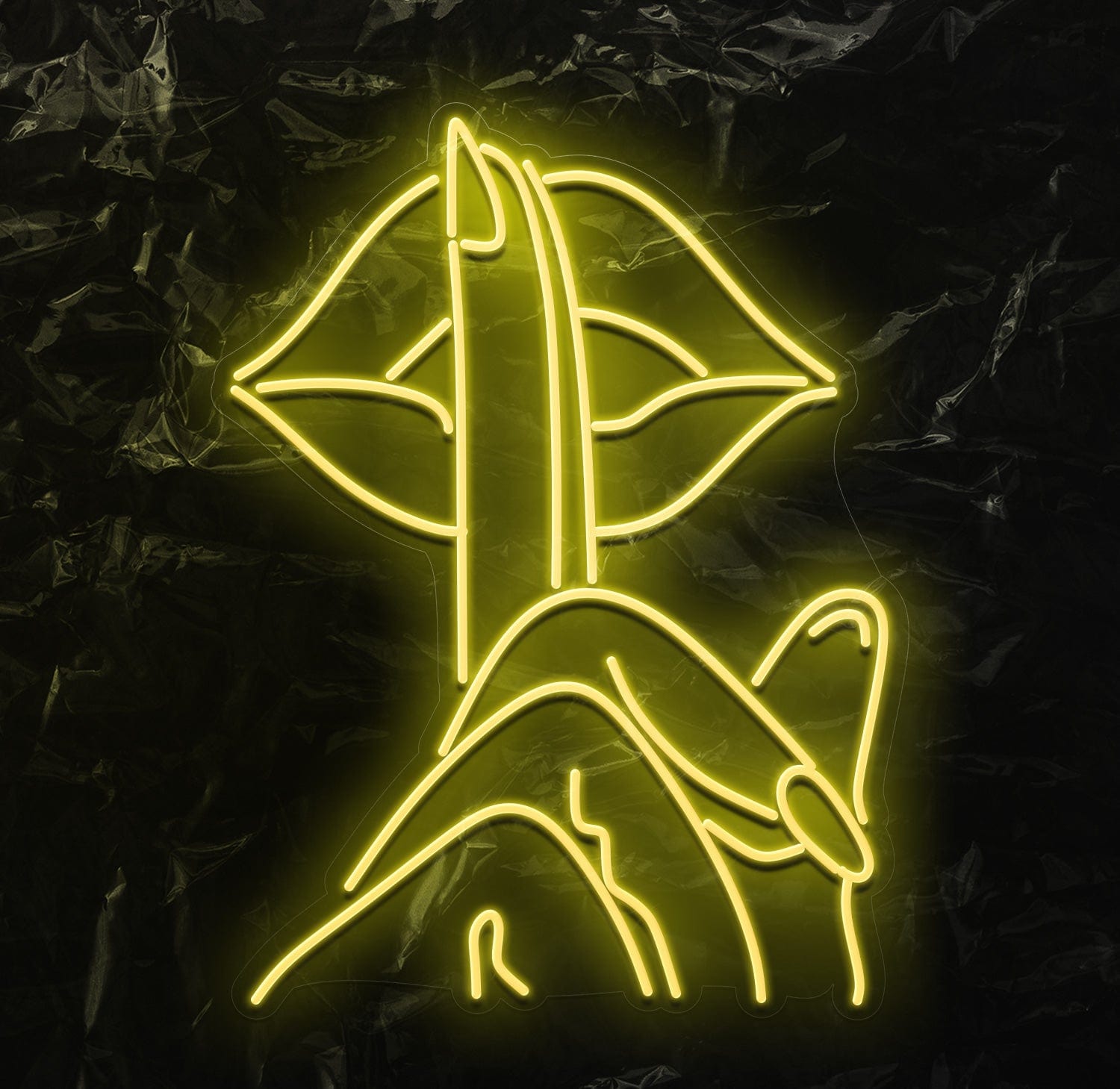 " Lippe Frau" LED Neonschild - NEONEVERGLOW