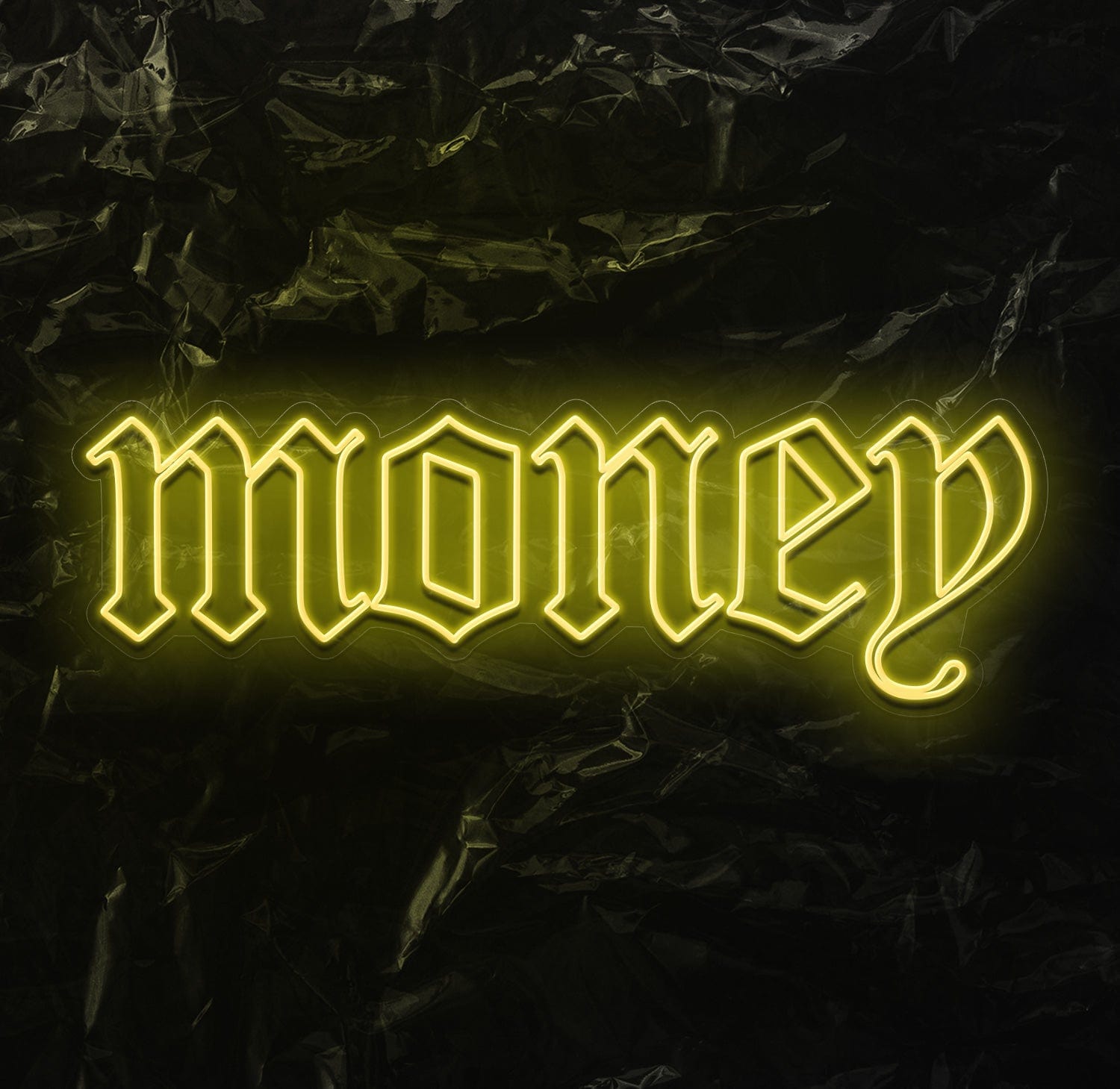 " Money " LED Neon Schriftzug - NEONEVERGLOW
