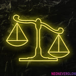 " Waage" LED Neonschild - NEONEVERGLOW