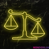 " Waage" LED Neonschild - NEONEVERGLOW