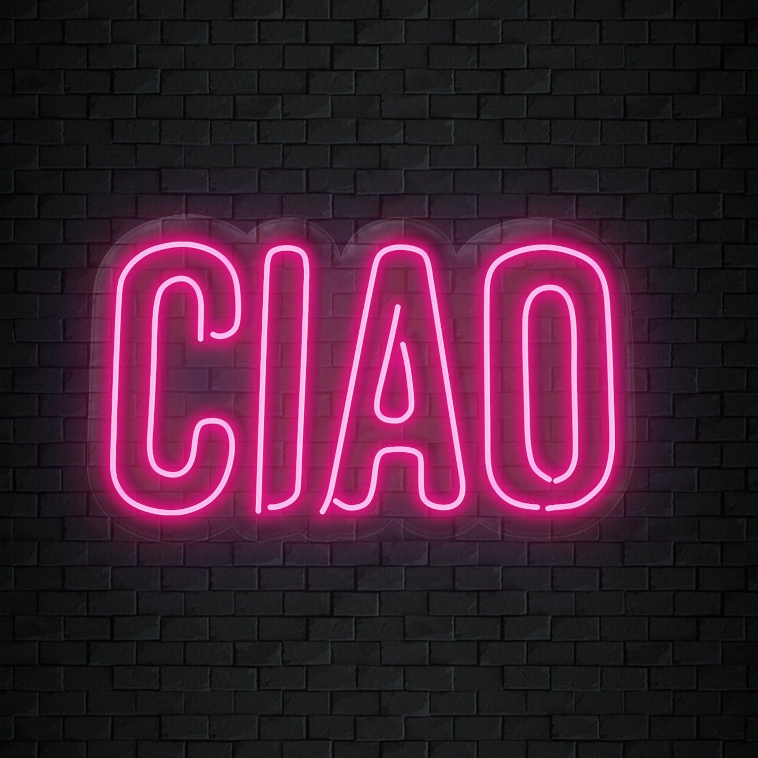 "Ciao" LED Neon Sign Schriftzug - NEONEVERGLOW