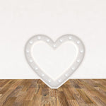 LED 3D Leuchtbuchstabe " Herz" - NEONEVERGLOW