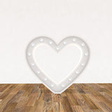 LED 3D Leuchtbuchstabe " Herz" - NEONEVERGLOW